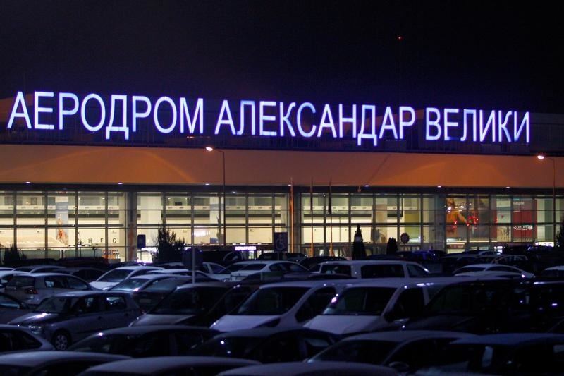 Letisko v Skopje dostalo