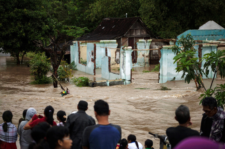 Indonéziu zasiahli prudké prívalové
