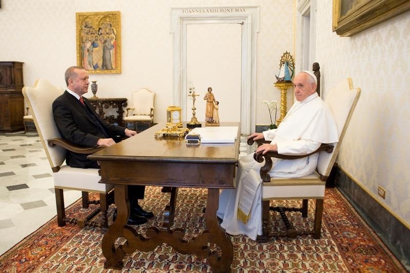 Recep Erdogan s pápežom