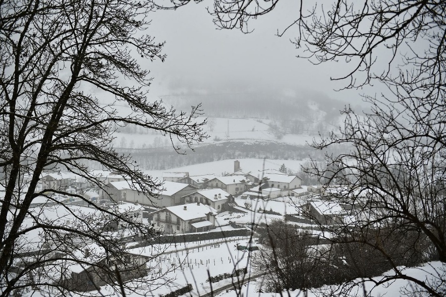 Španielsko zasiahlo výdatné sneženie.