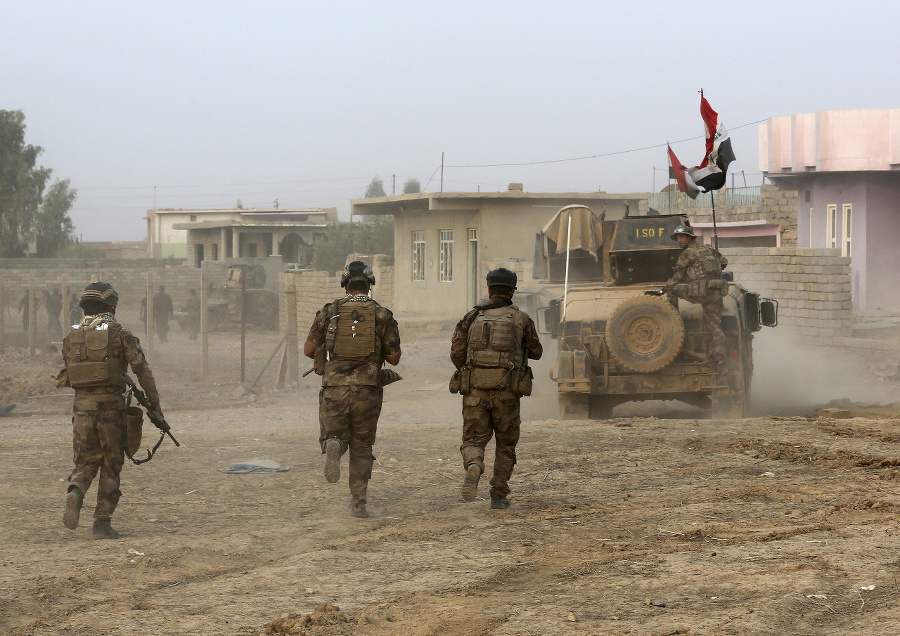 Konvoj vojakov irackých špeciálnych