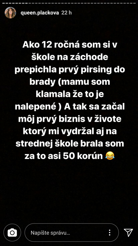 Prekvapujúco otvorená spoveď Plačkovej.