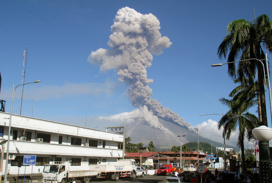 Sopka Mayon na Filipínach