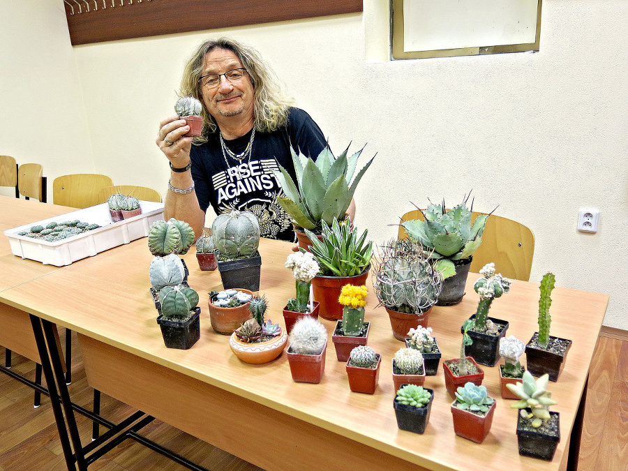 Boris Bokotej (62) kaktusom