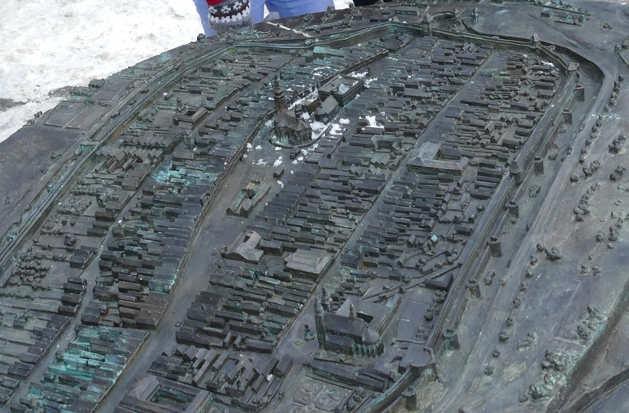 3D model zachytáva mesto