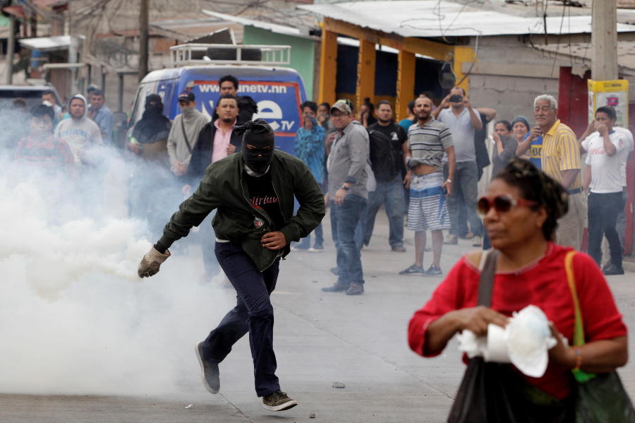 Nepokoje v uliciach Hondurasu