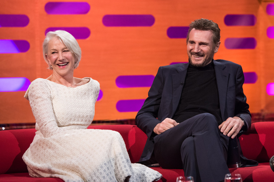 Mirren a Neeson v roku 2018.