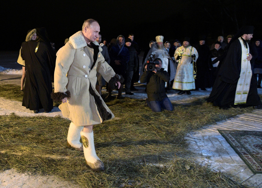 Putin otužoval v mrazivej