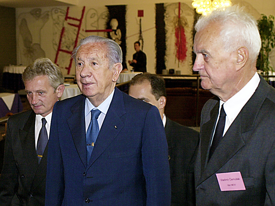 Vladimír Černušák počas návštevy