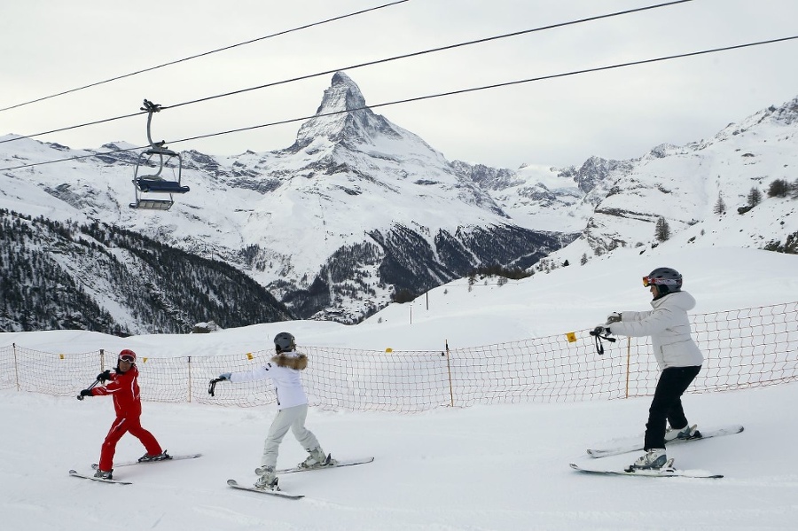 Lyžiarske stredisko Zermatt je