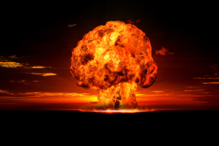 Nuclear explosion in an