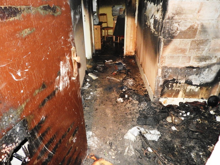 Po požiari sa byt