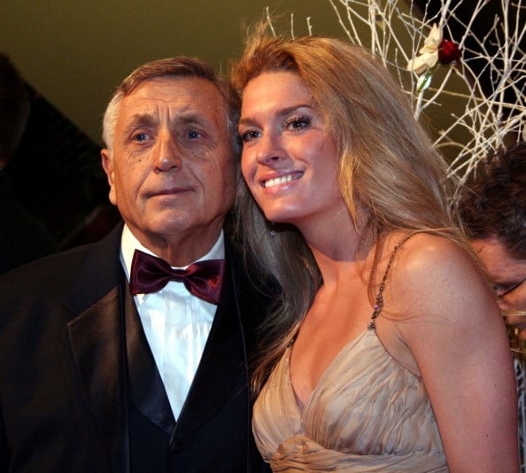 Jiří Menzel s manželkou