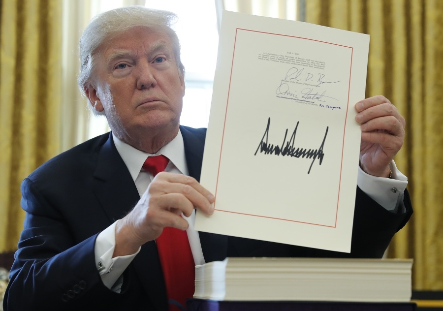 Prezident Donald Trump podpísal