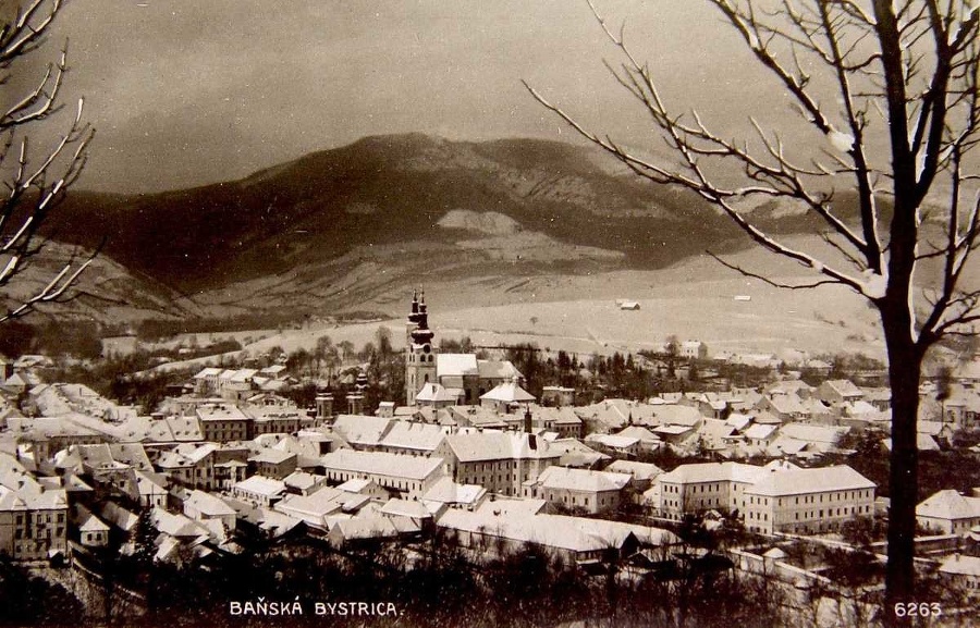 1924: Pohľad na Banskú