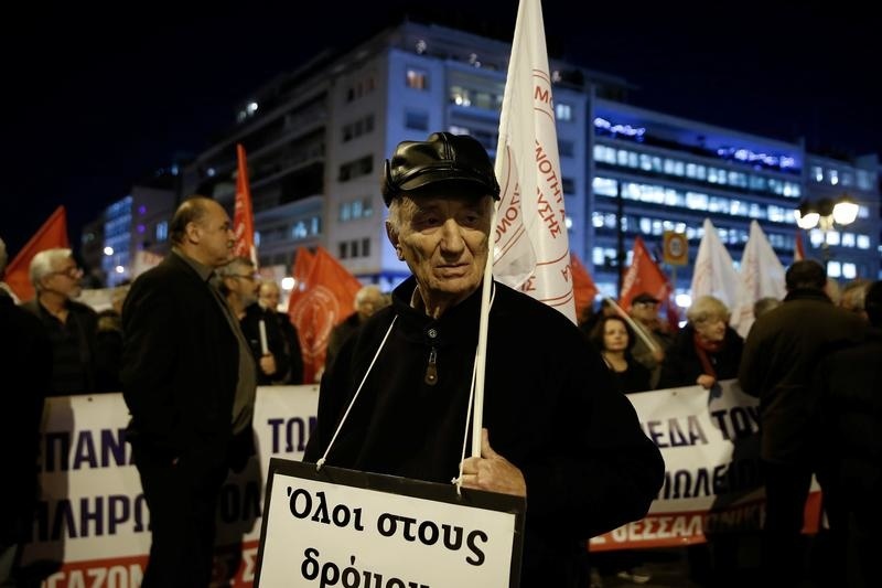 Protest v Aténach