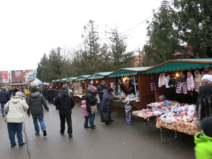 Vianočné trhy v Michalovciach.