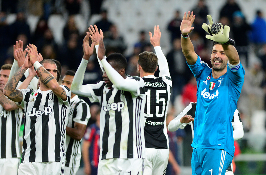 Futbalisti Juventusu Turín musia