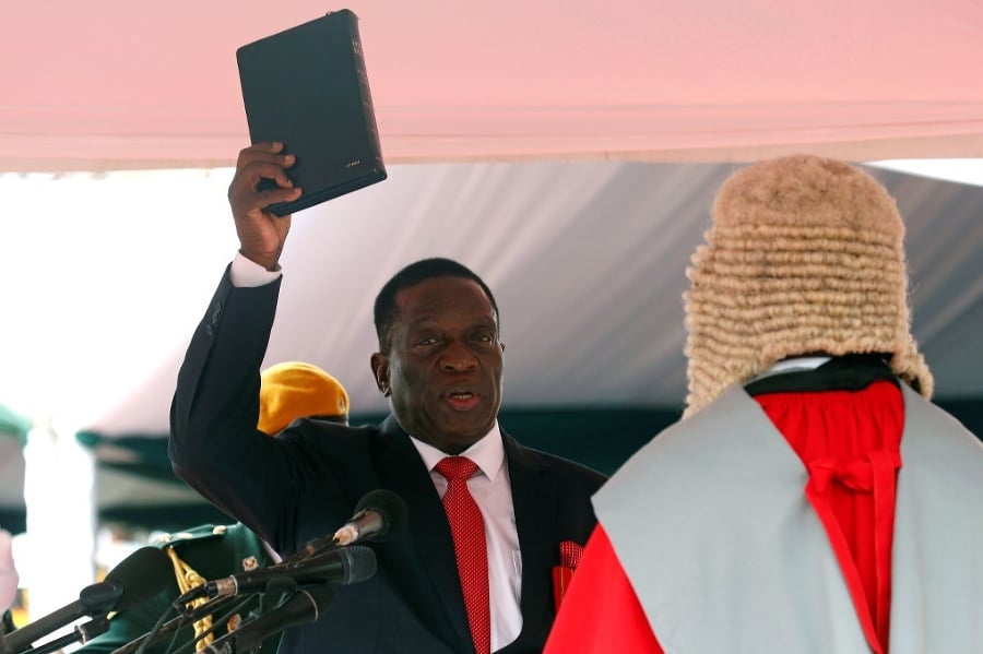 Nový zimbabwiansky prezident Emmerson