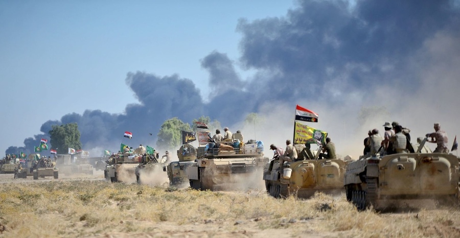 Iracká armáda víťazne vchádza