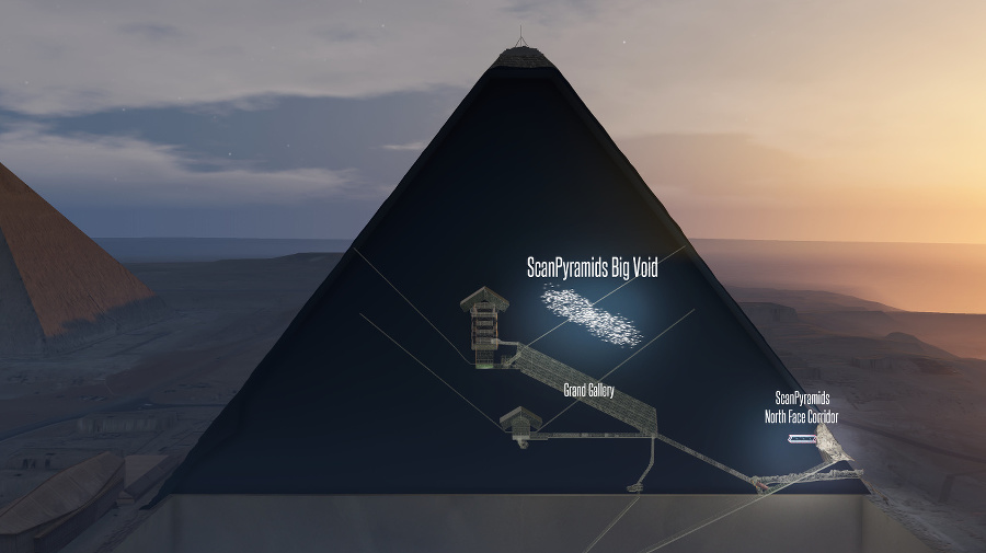 Vo Veľkej pyramíde pri