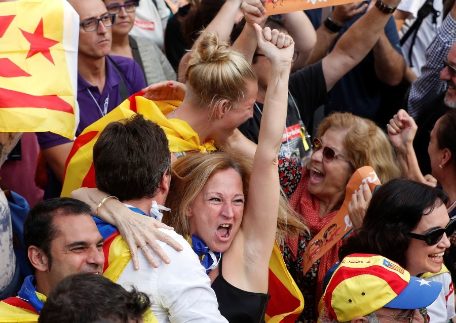 Katalánci túžia po nezávislosti.