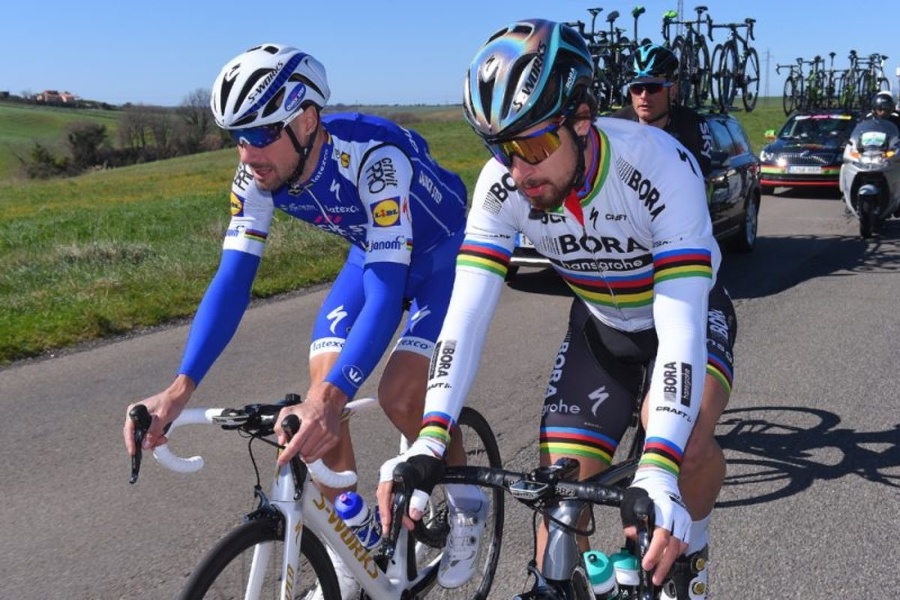 Boonen (vľavo) a Sagan boli