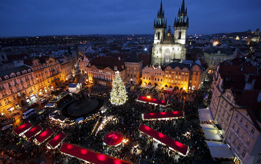 Vianočné trhy Praha.