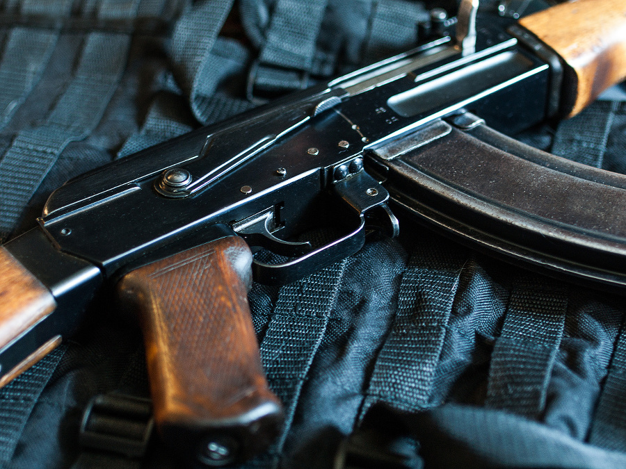 Kalashnikov assault rifle, a