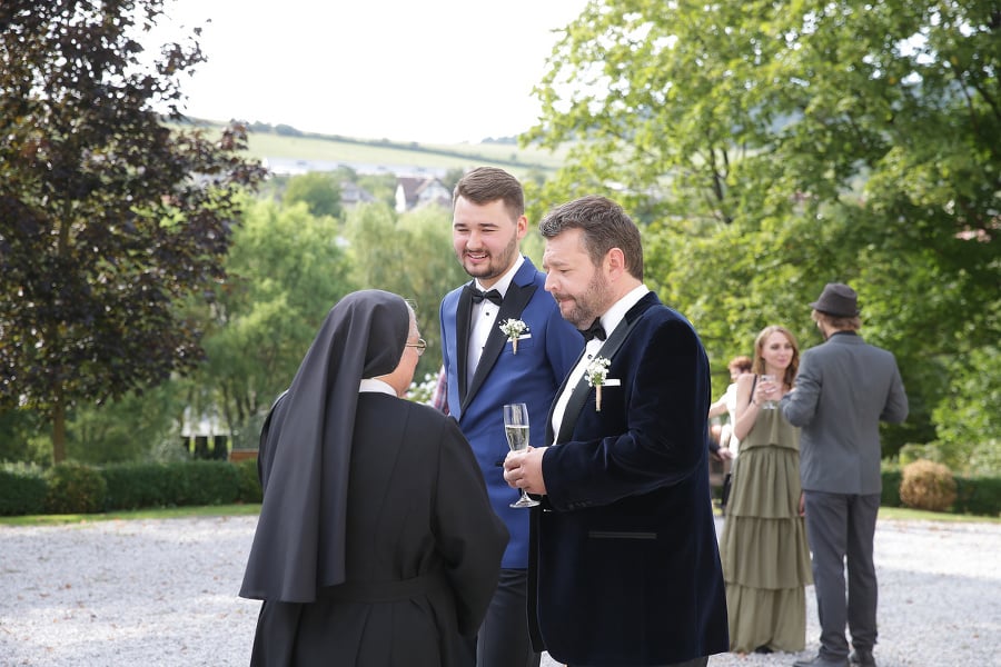 Michal Hudák ženil syna