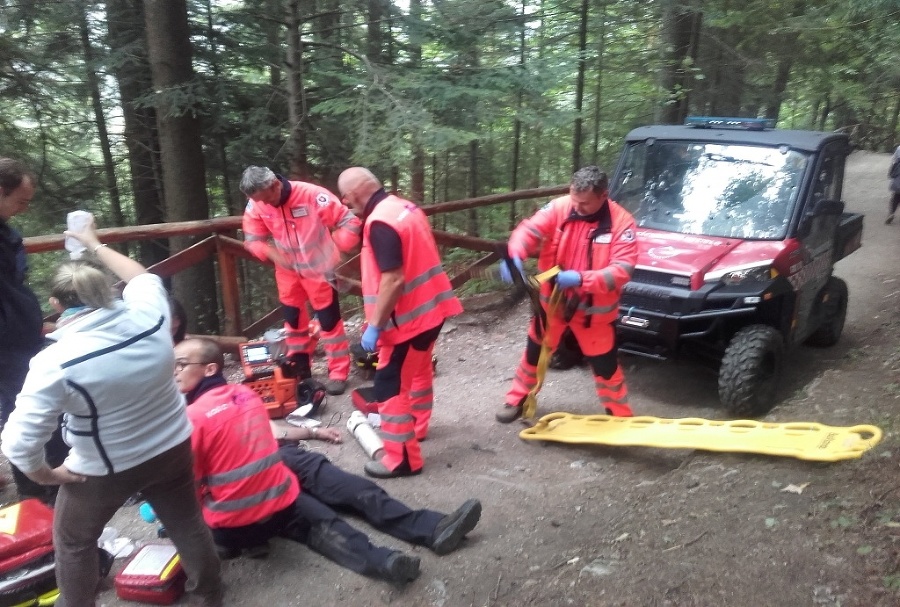 Poľský turista skolaboval na