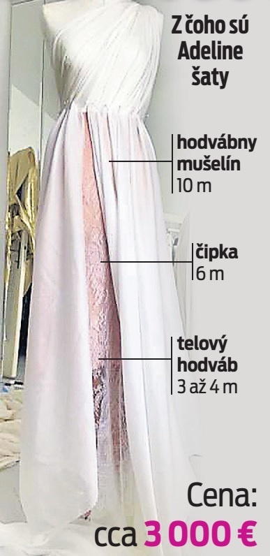 Z čoho sú Adeline šaty.