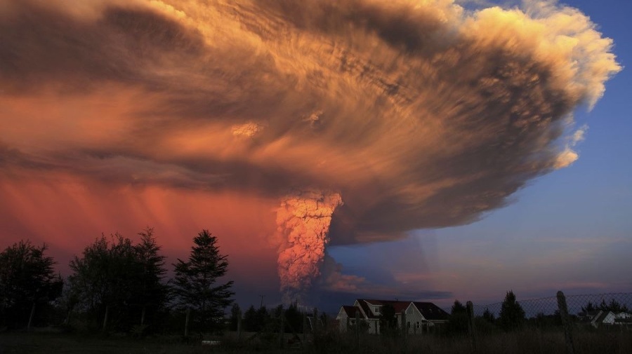 Sopka Calbuco sa prebudila