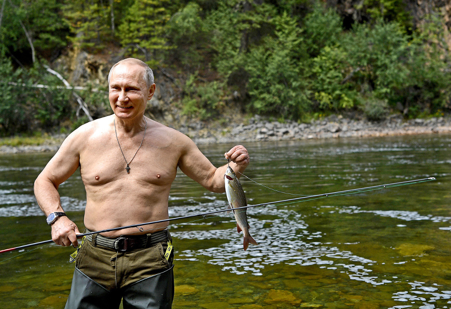 Vladimir Putin si rybolov
