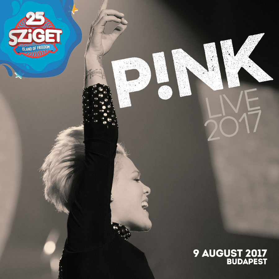 Pink vystúpi na Szigete.