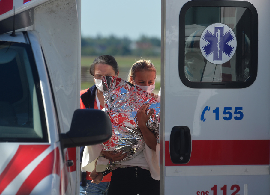 Záchranári previezli malú pacientku