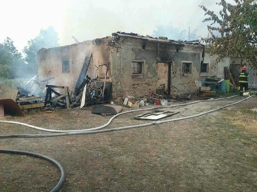 Pri hasení požiaru rodinného