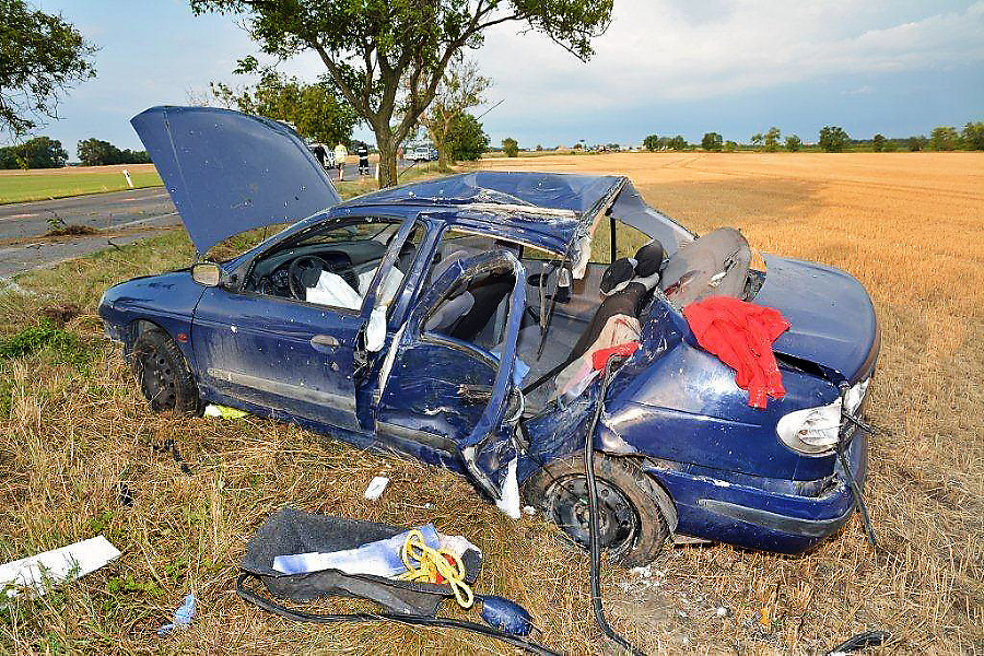 Renault zostal po nehode