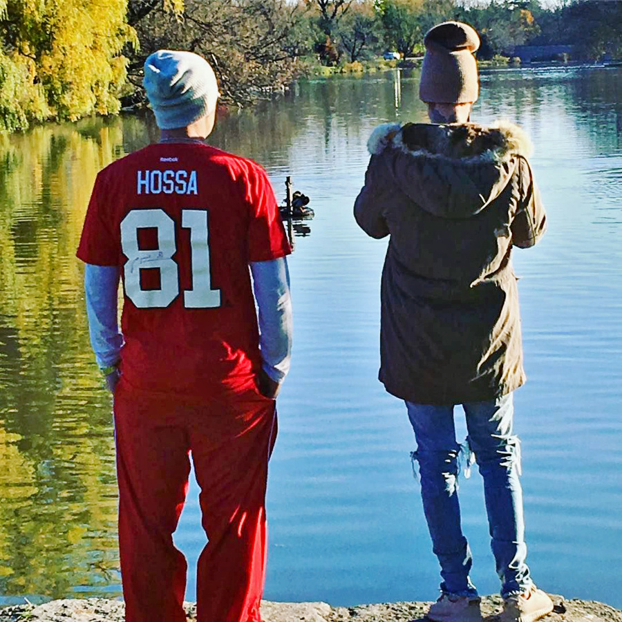 Bieber senior počas relaxu