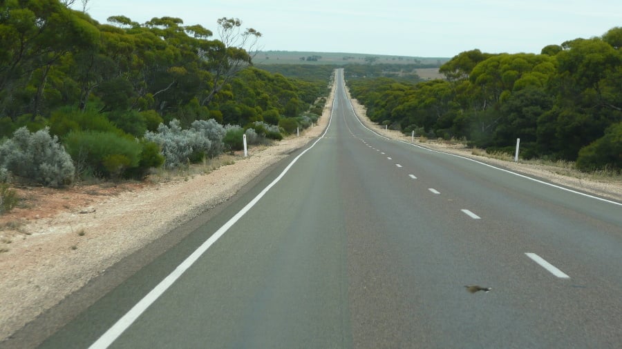 Cesty v Austrálii.