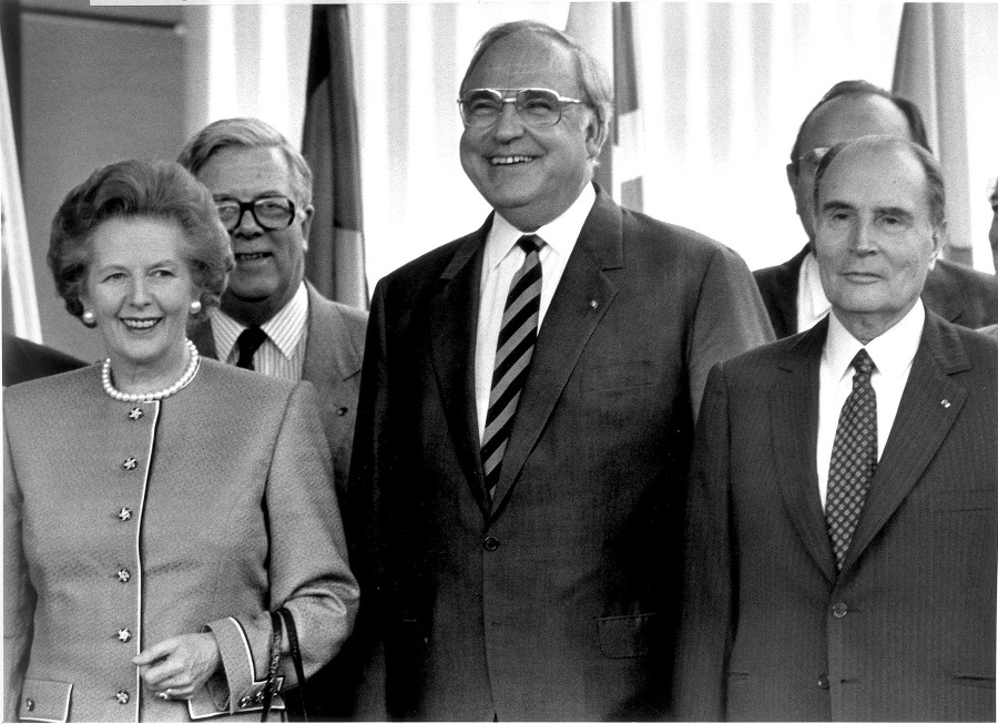 1988: Margaret Thatcher, Helmut