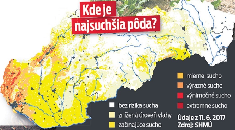 Kde je najsuchšia pôda?