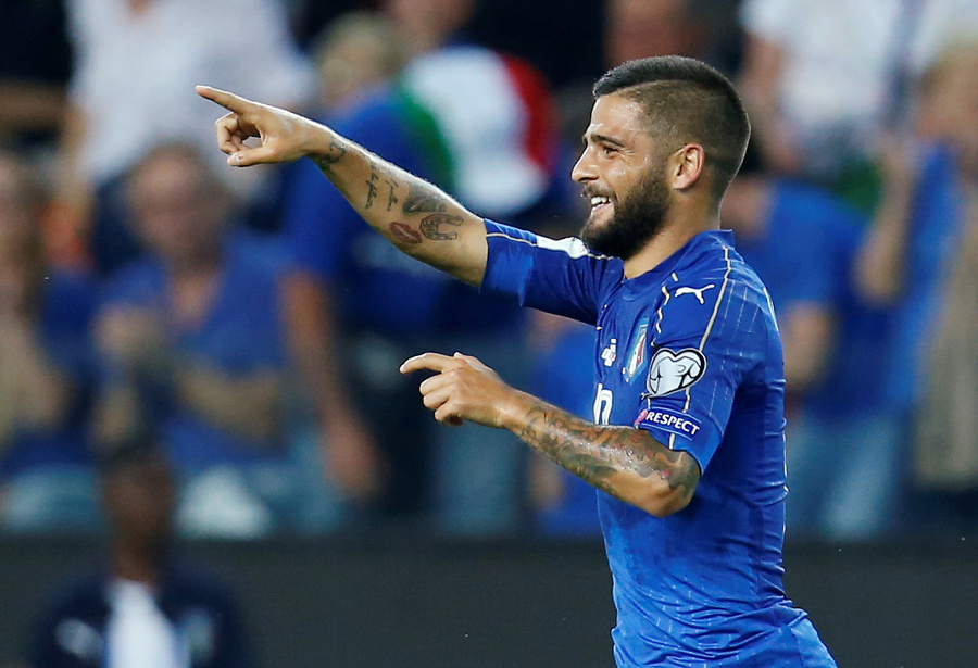  Lorenzo Insigne oslavuje