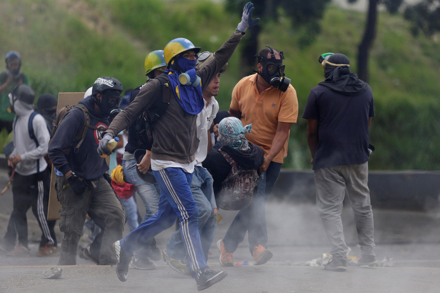 Protesty vo Venezuele si