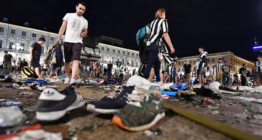 Fanúšikovia Juventusu zažili v