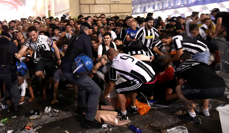Fanúšikovia Juventusu zažili v