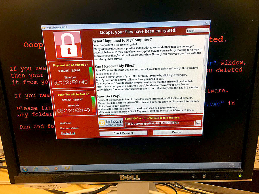 Vírus WannaCry: Napadol servery