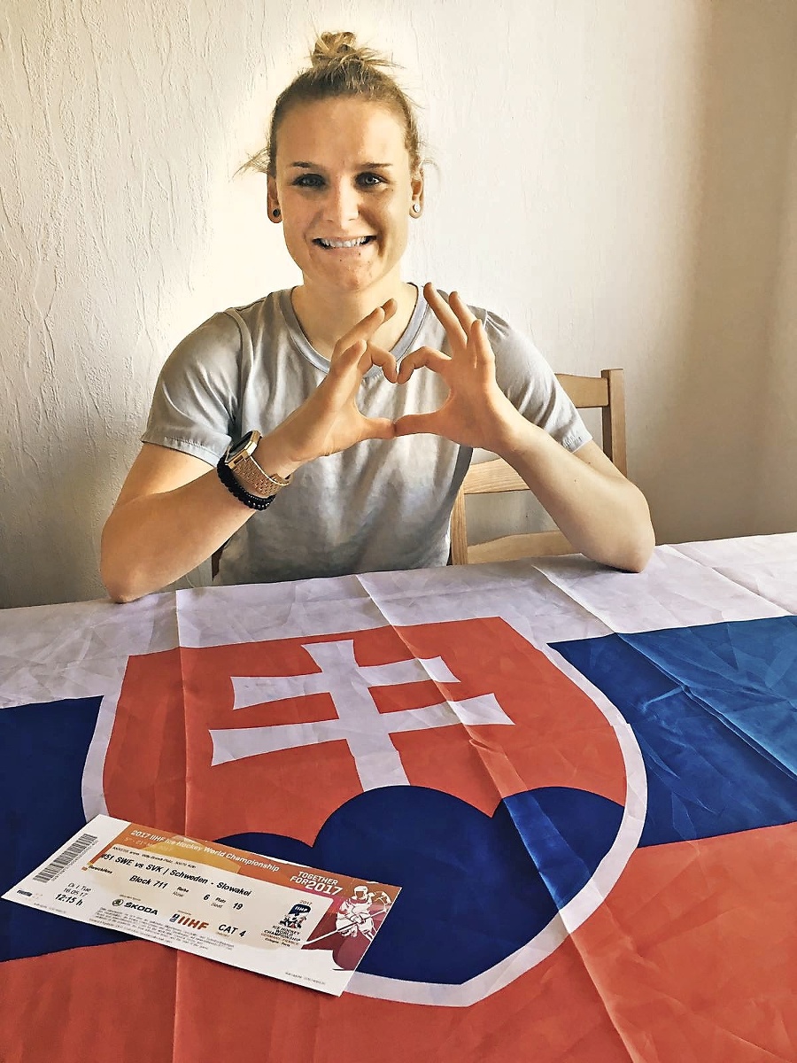 Dominika Škorvánková (25), futbalistka
