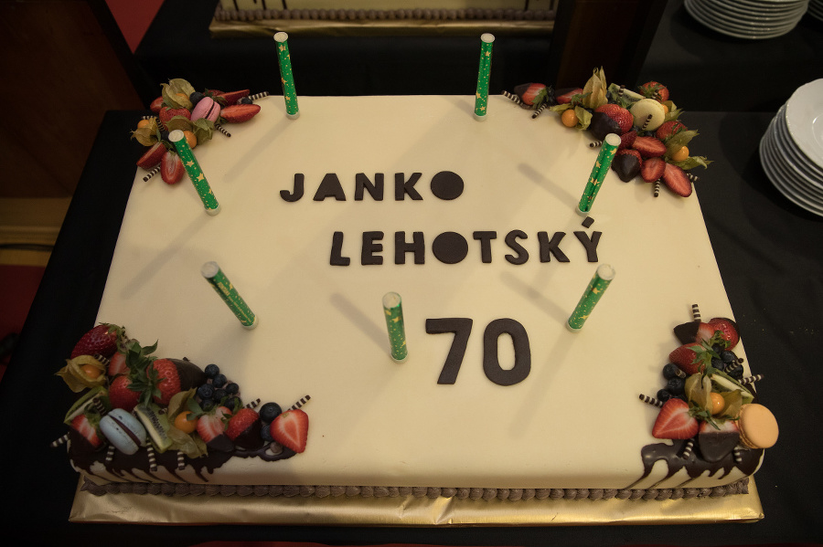 Oslava 70. narodenín Janka Lehotského.