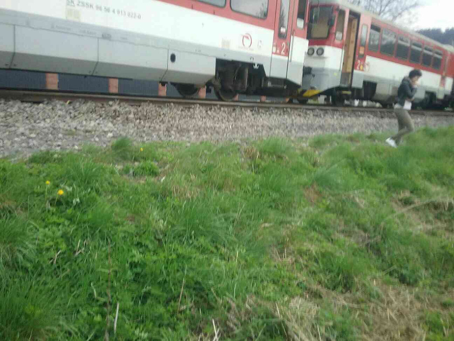 Zrážka vlaku pri Čadci